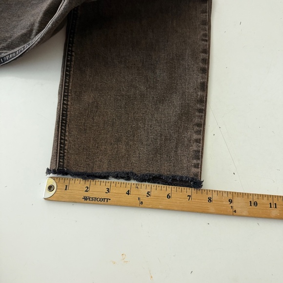 Ripton & Co Rustic Brown Denim Stretch High Rise Relaxed Fit Womens 29 x 28 - Picture 11 of 12